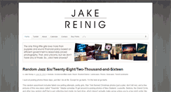 Desktop Screenshot of jakereinig.com